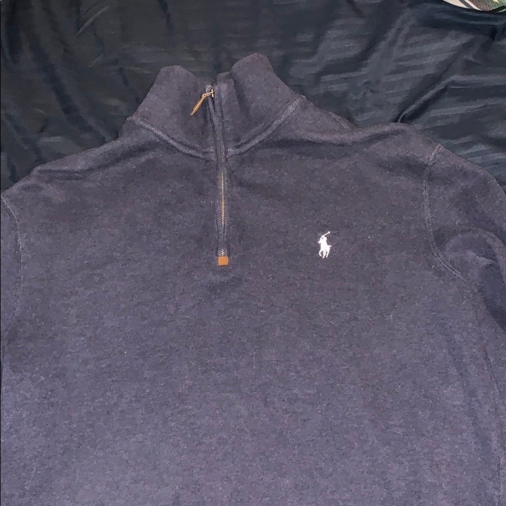 Polo quarter zip sweater